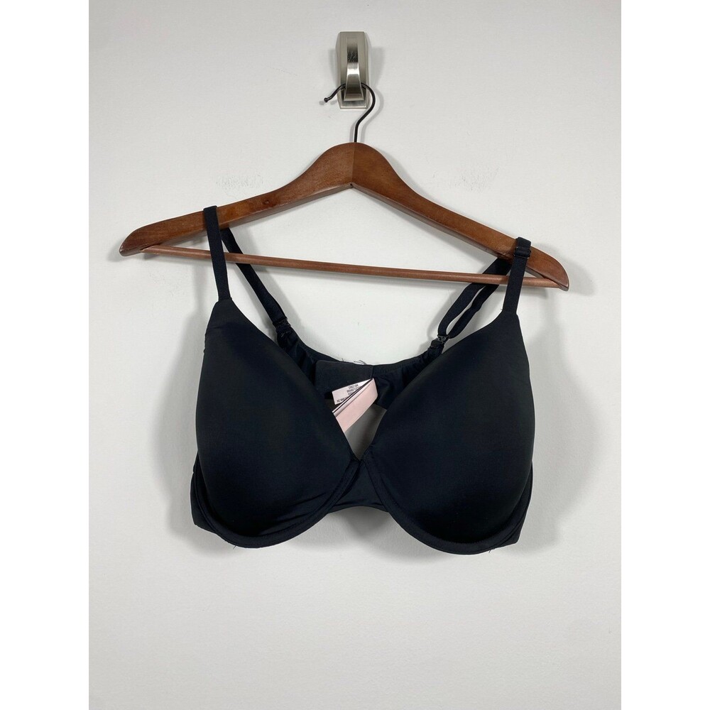Victoria’s Secret Black Perfect Coverage Underwire Bra 36DD